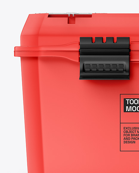 Plastic Tool Box Mockup