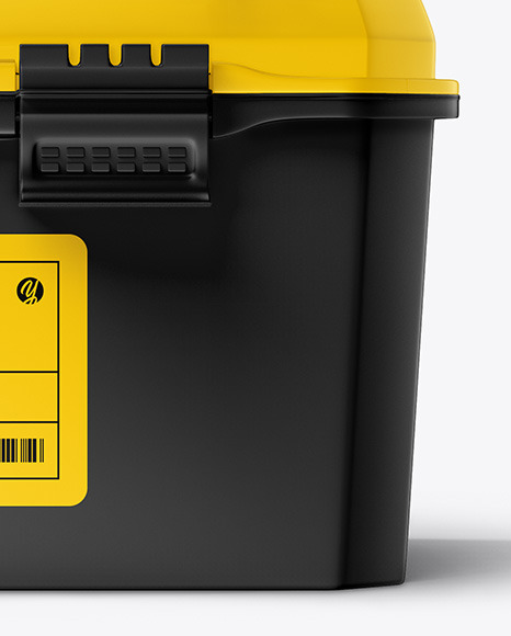 Plastic Tool Box Mockup