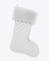 Quilted Christmas Stocking Mockup