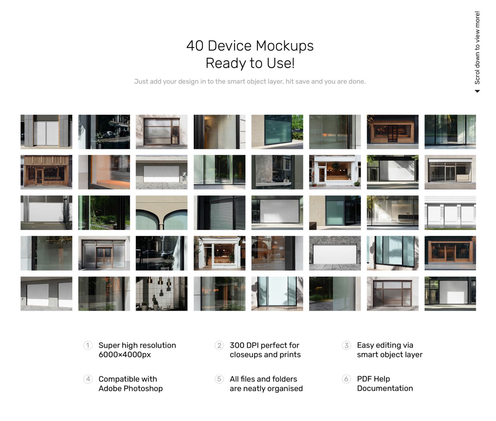 Storefront Mockups - Outdoor Scenes Storefront Mockups - Outdoor Scenes