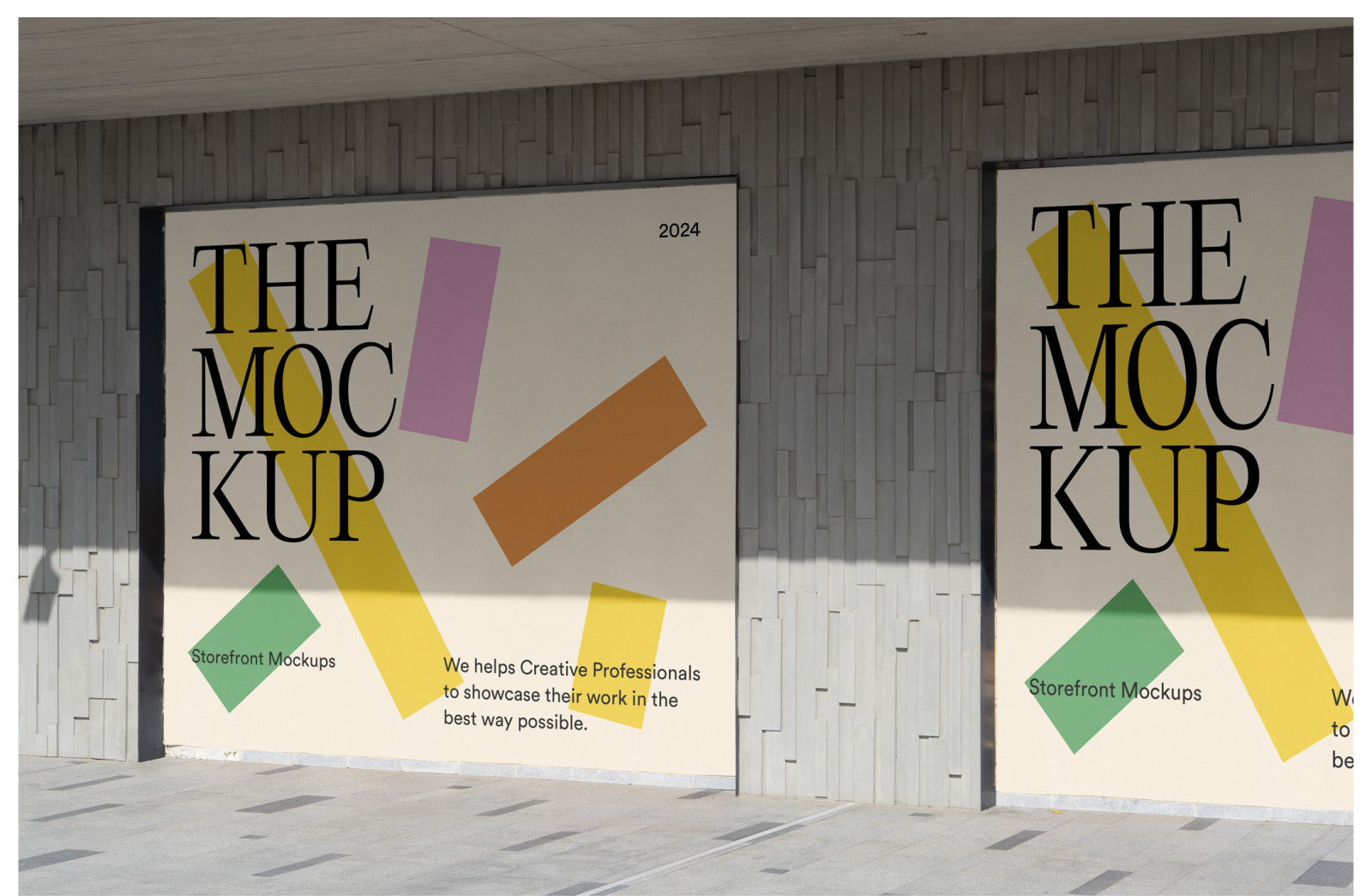 Storefront Mockups - Outdoor Scenes Storefront Mockups - Outdoor Scenes