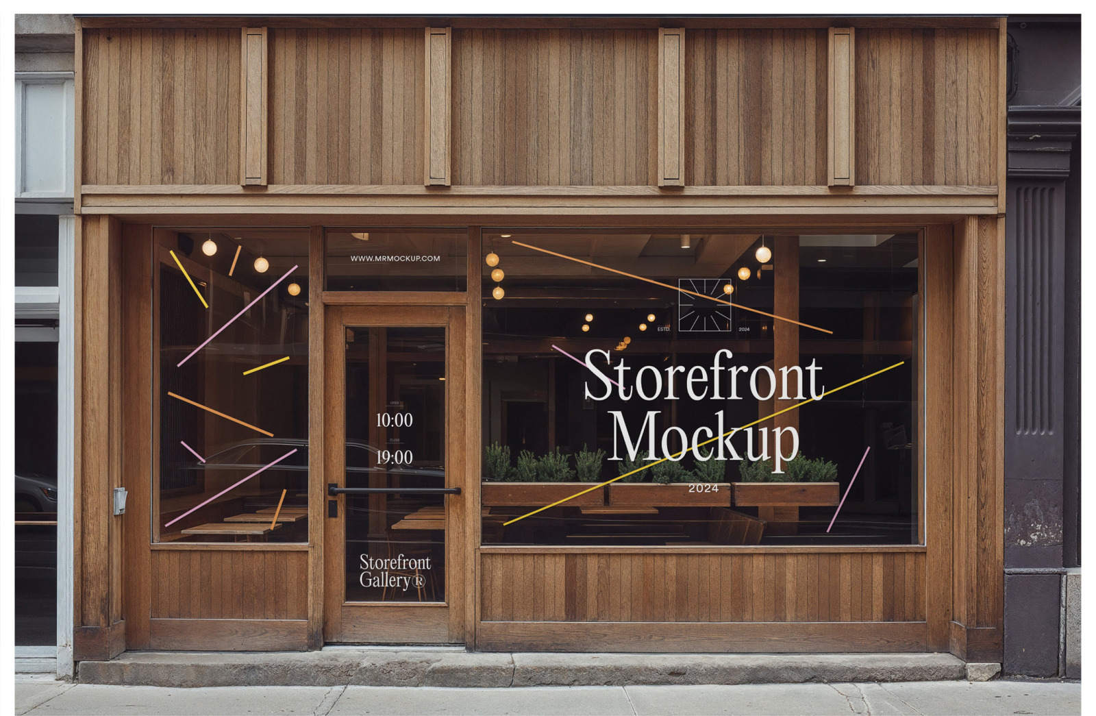 Storefront Mockups - Outdoor Scenes Storefront Mockups - Outdoor Scenes