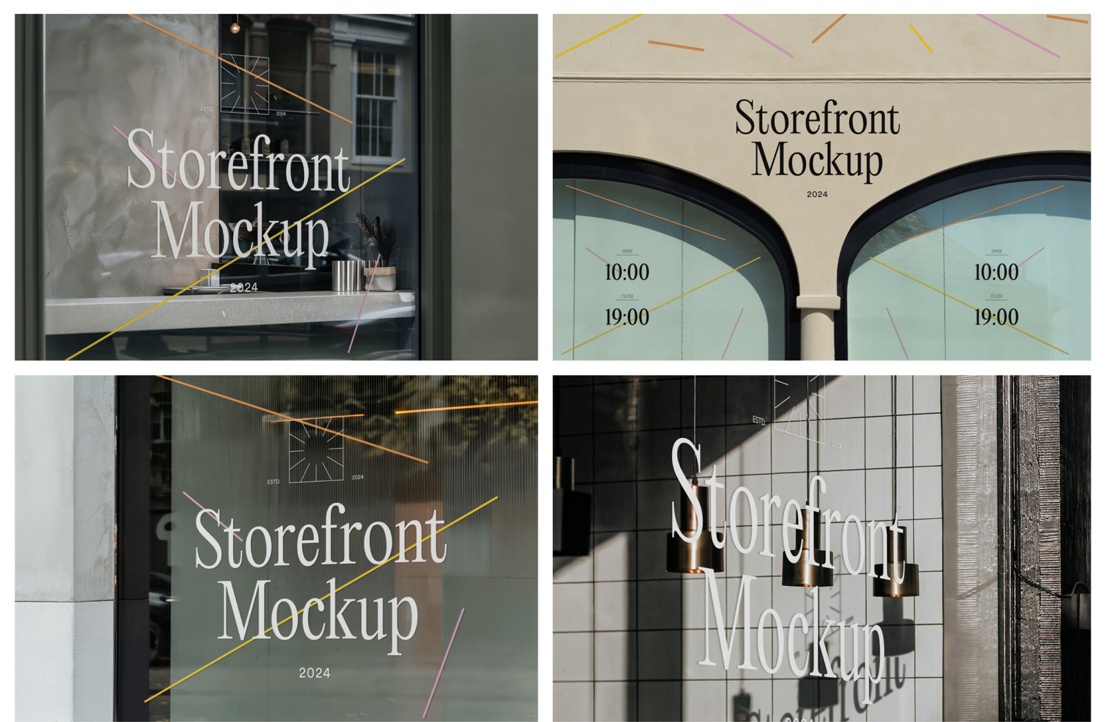 Storefront Mockups - Outdoor Scenes Storefront Mockups - Outdoor Scenes