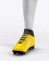 Soccer Player Wearing a Full Kit Mockup