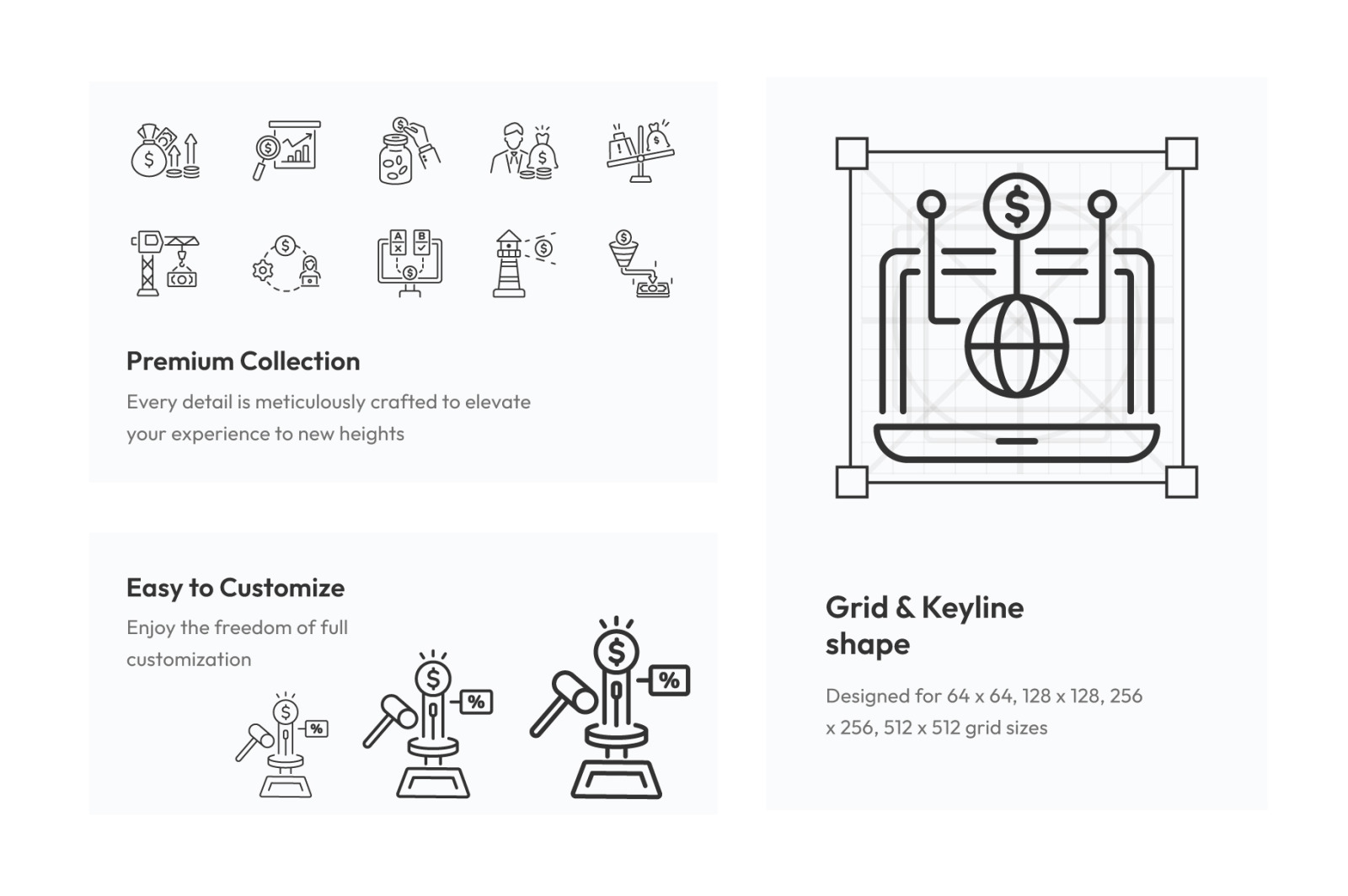 ROI and Revenue Icon Pack ROI and Revenue Icon Pack