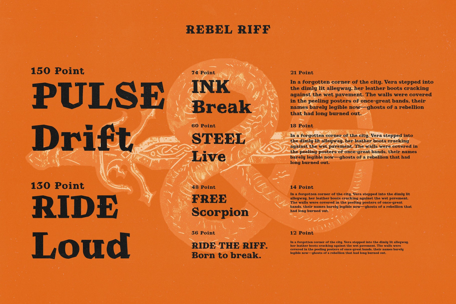 Rebel Riff - Edgy Typeface Rebel Riff - Edgy Typeface