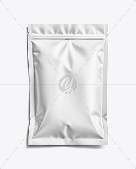Matte Sachet with Zip Lock Mockup