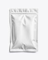 Matte Sachet with Zip Lock Mockup