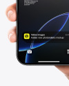 iPhone 16 in a Hand Mockup