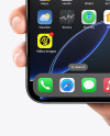 iPhone 16 in a Hand Mockup