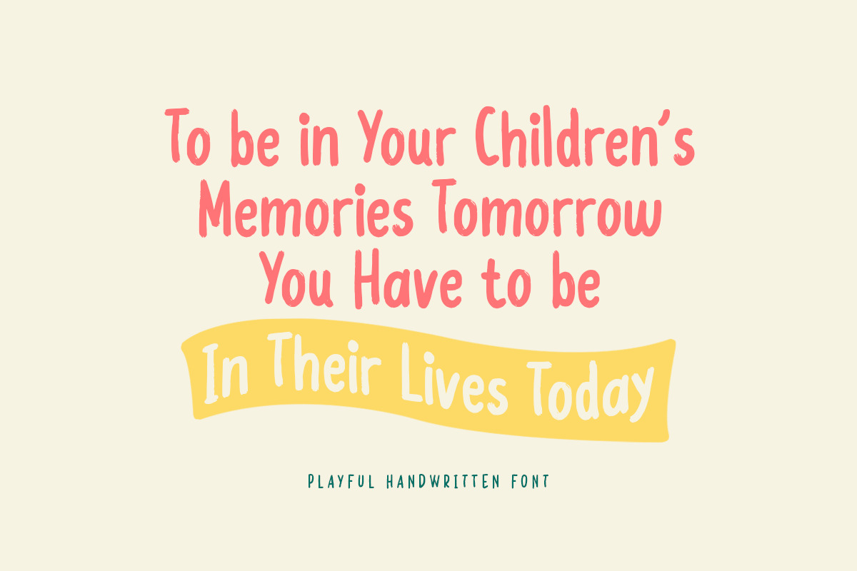 John Lemon - Playful Handwritten Font John Lemon - Playful Handwritten Font