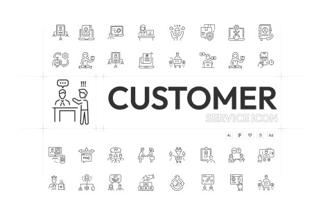 Animated Customer Service Icons - Customer service