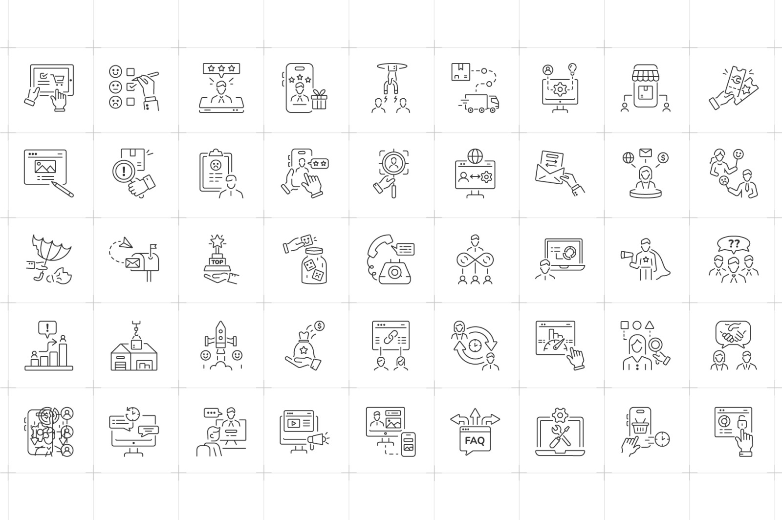 Customer Service Icons Customer Service Icons