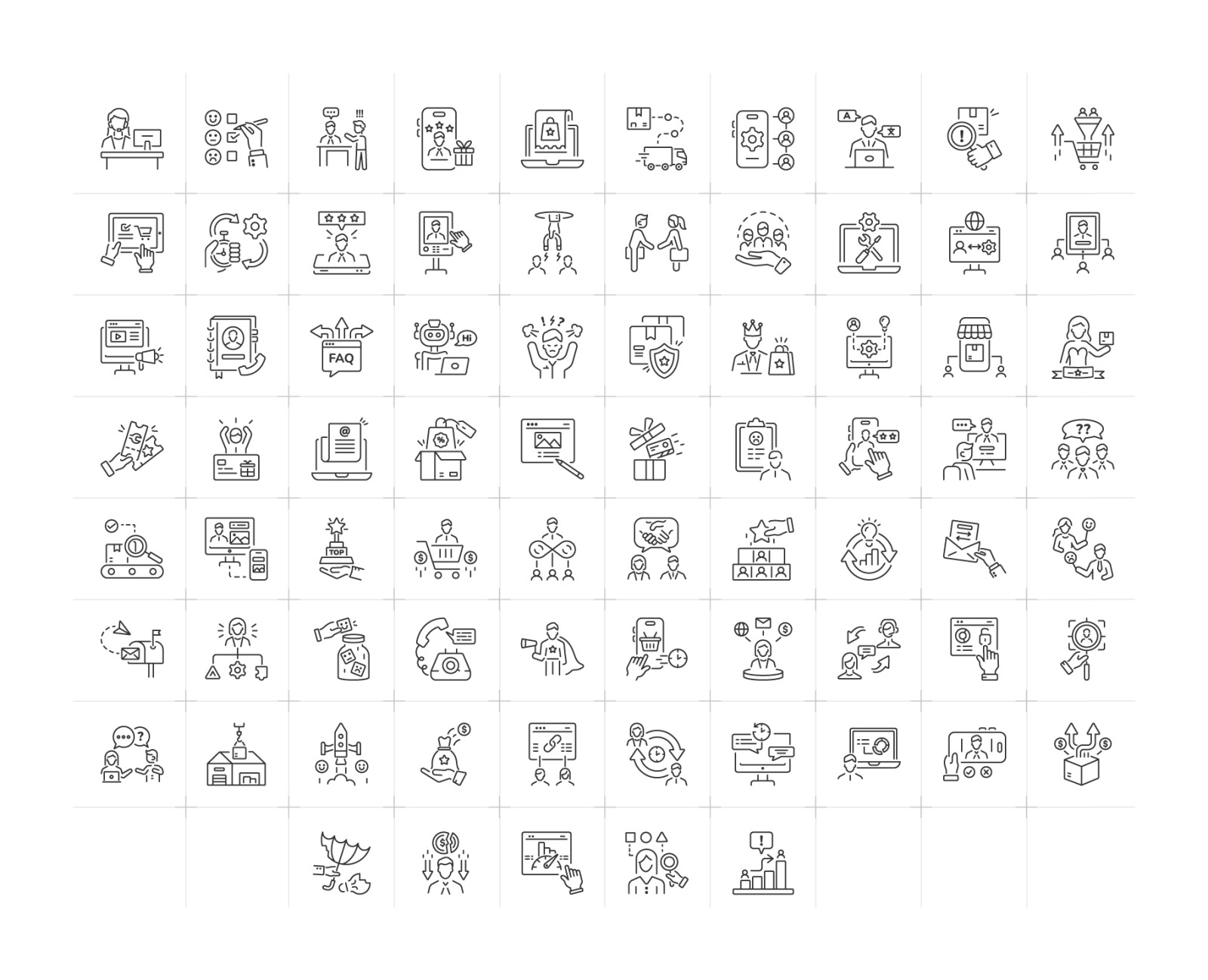 Customer Service Icons Customer Service Icons
