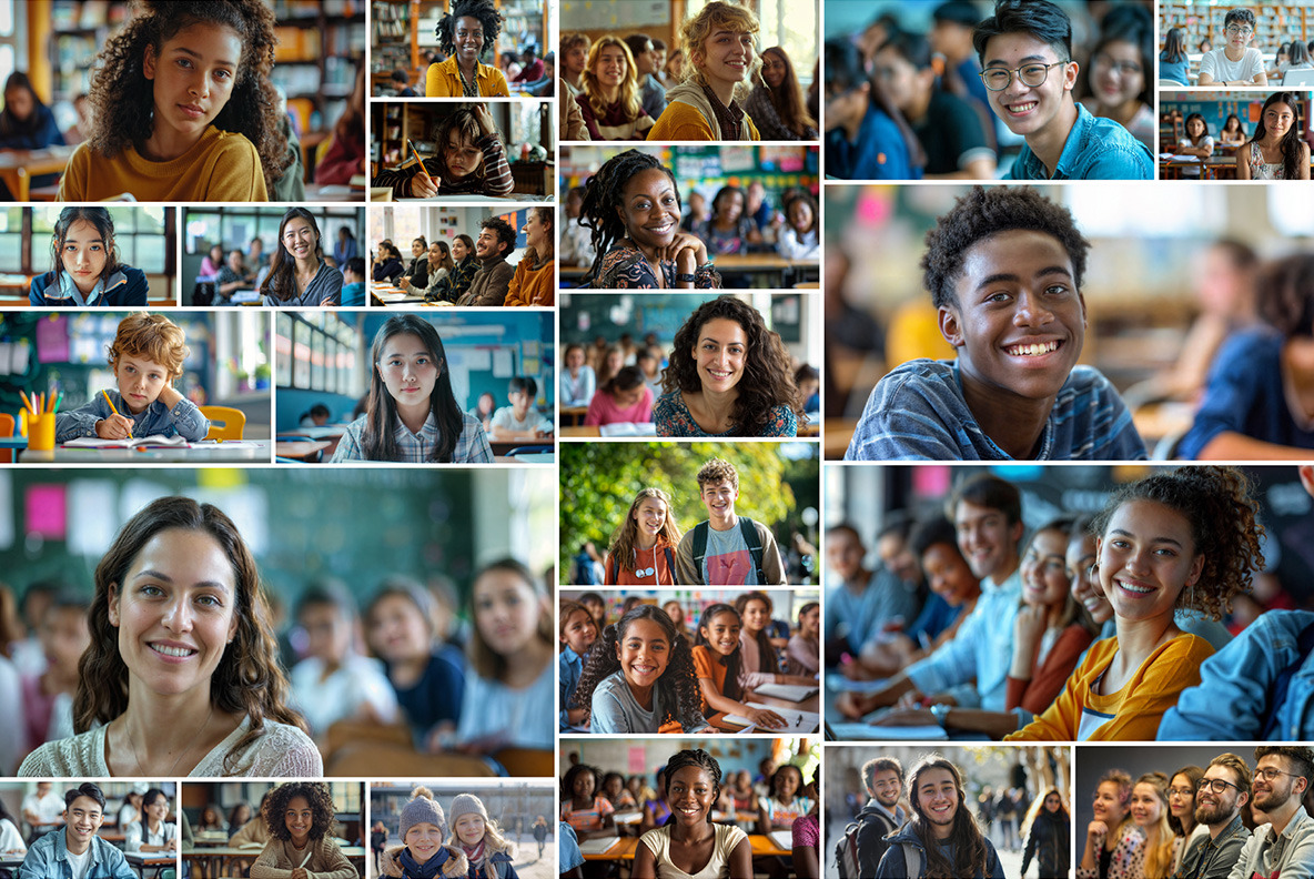 Schoolchildren and students - 152 images Schoolchildren and students - 152 images