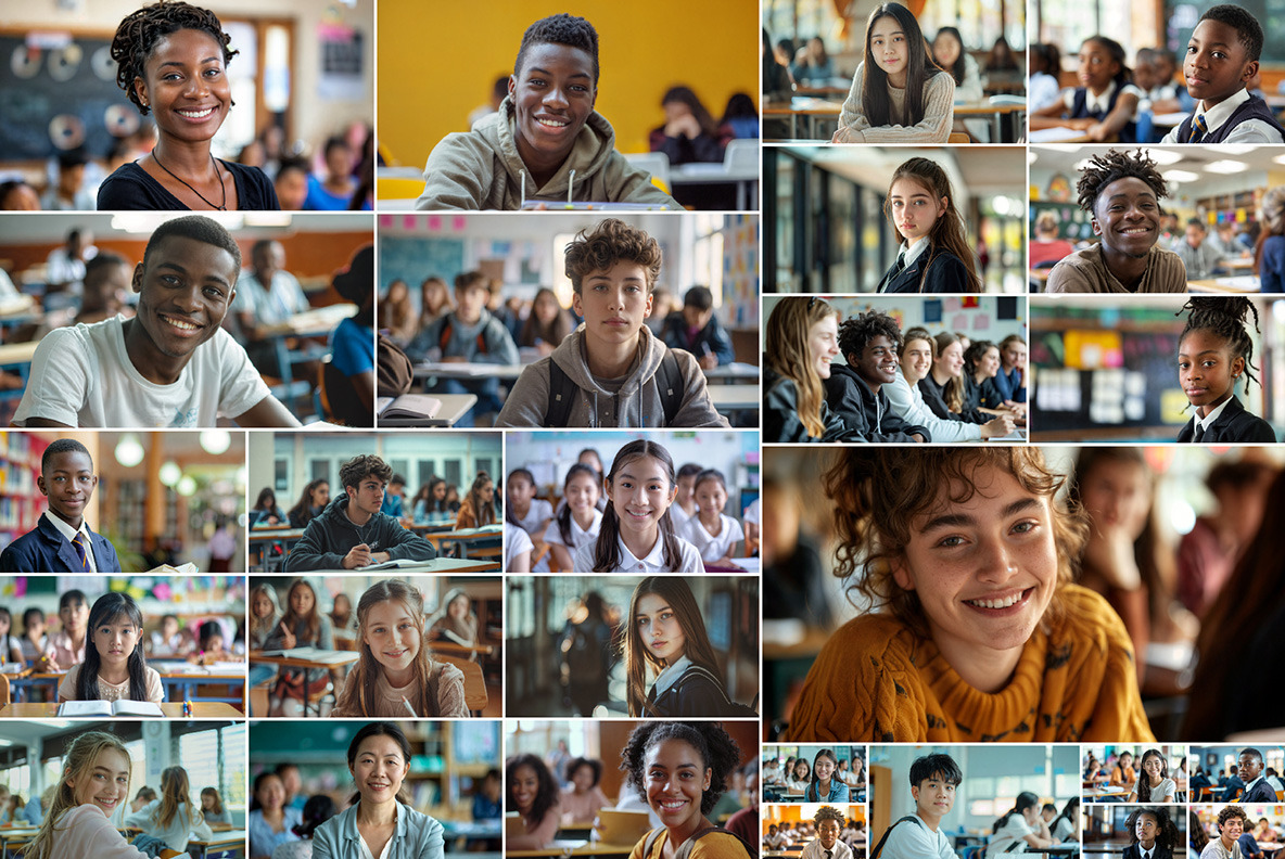 Schoolchildren and students - 152 images Schoolchildren and students - 152 images