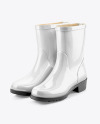 Mid-Calf Rain Boots Mockup