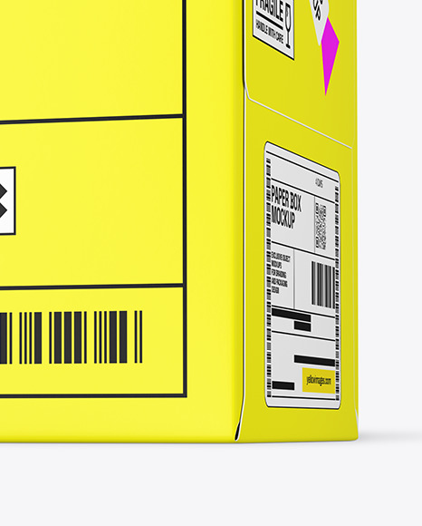 Matte Paper Box Mockup