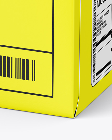 Matte Paper Box Mockup