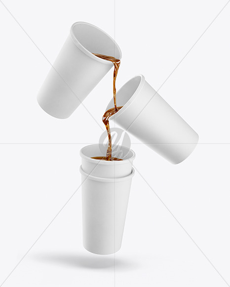 Paper Coffee Cups Mockup Paper Coffee Cups Mockup