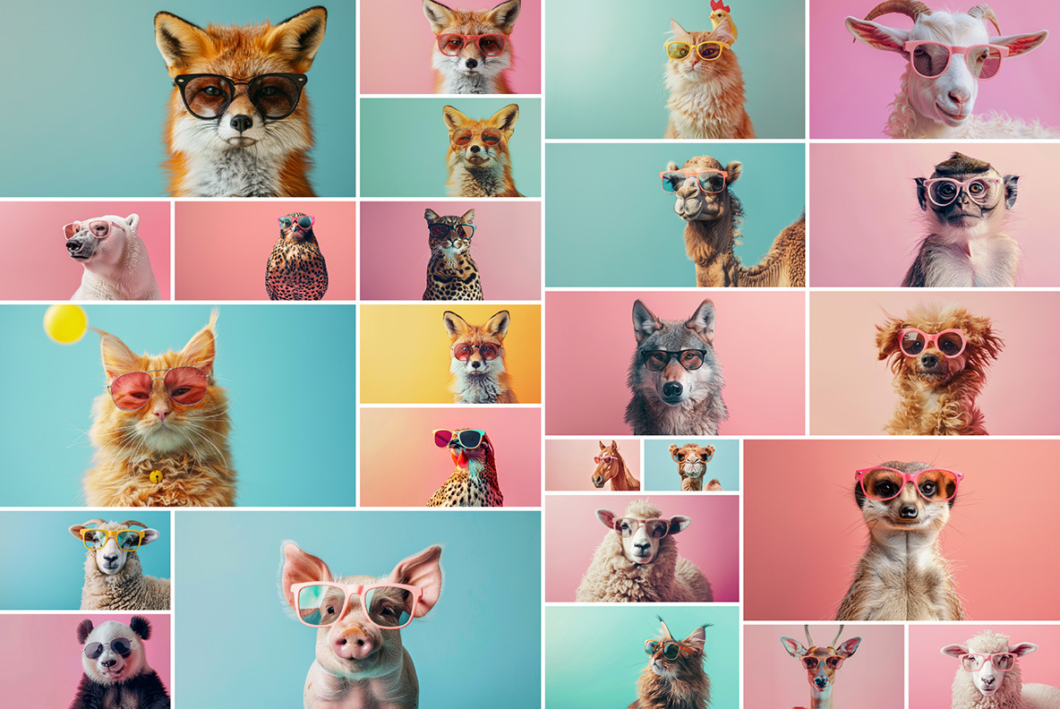 Animals in sunglasses Animals in sunglasses