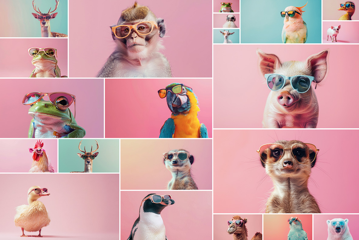 Animals in sunglasses Animals in sunglasses