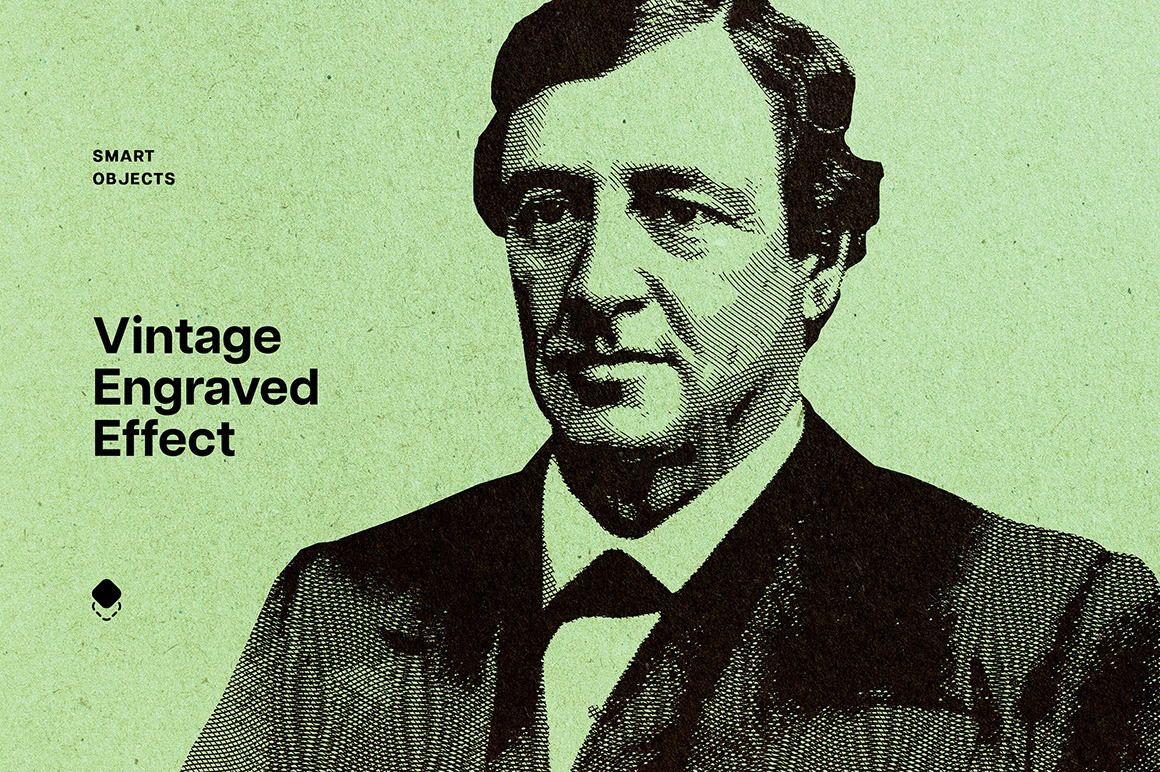 Retro Engraved Photo Effect Retro Engraved Photo Effect