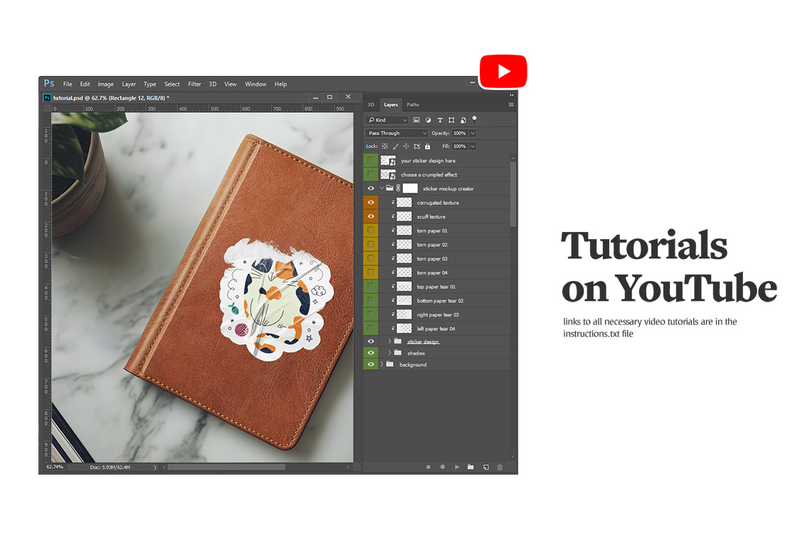 Sticker Creator - Custom Shape Mockups Sticker Creator - Custom Shape Mockups