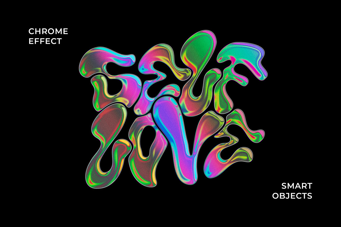 Holo Chrome Logo Effect Holo Chrome Logo Effect