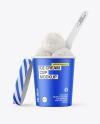 Matte Ice Cream Cup Mockup