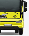 Electric Box Truck Mockup - Front View
