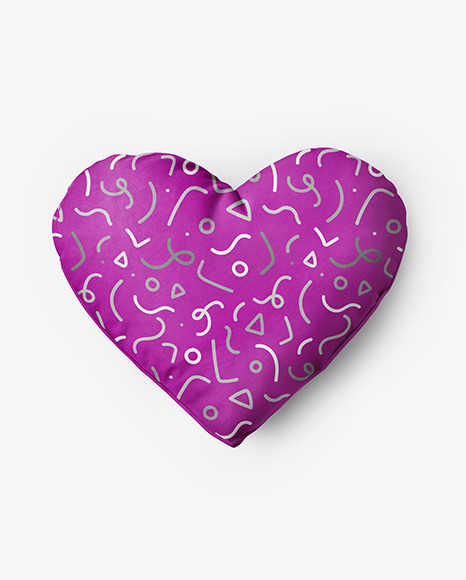 Heart Pillow Mockup