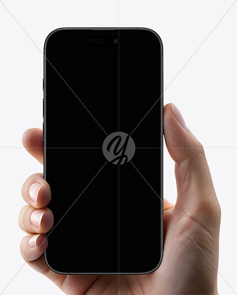 iPhone 16 in a Hand Mockup