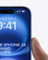iPhone 16 in a Hand Mockup