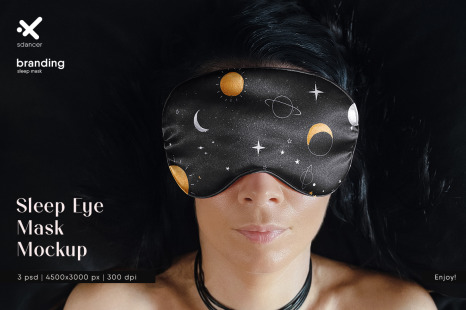 Sleep Eye Mask Mockup - Travel accessories