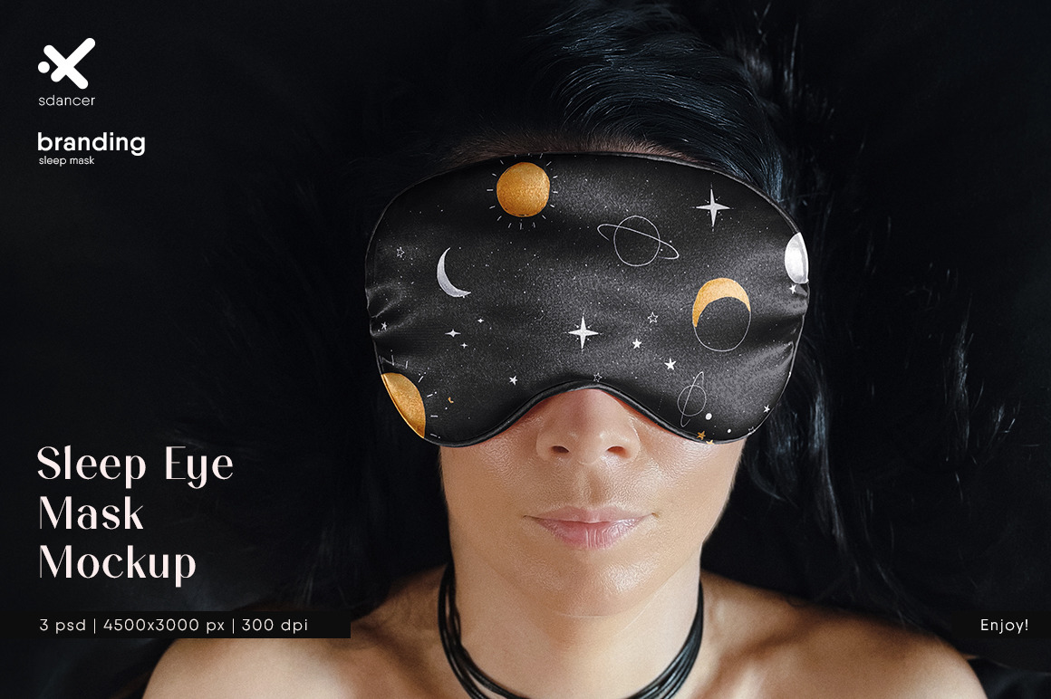 Sleep Eye Mask Mockup