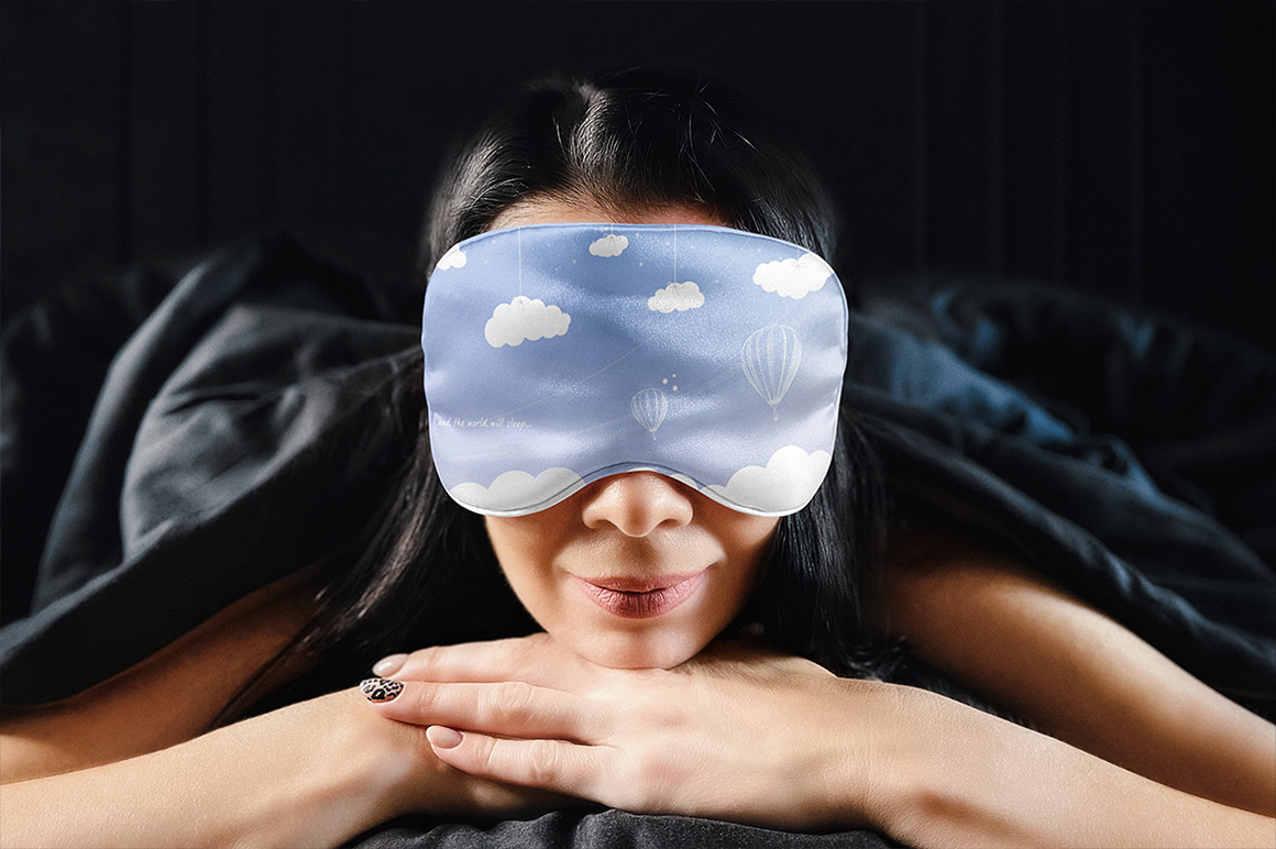 Sleep Eye Mask Mockup