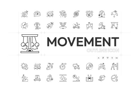 Movement Icons - Animated icons