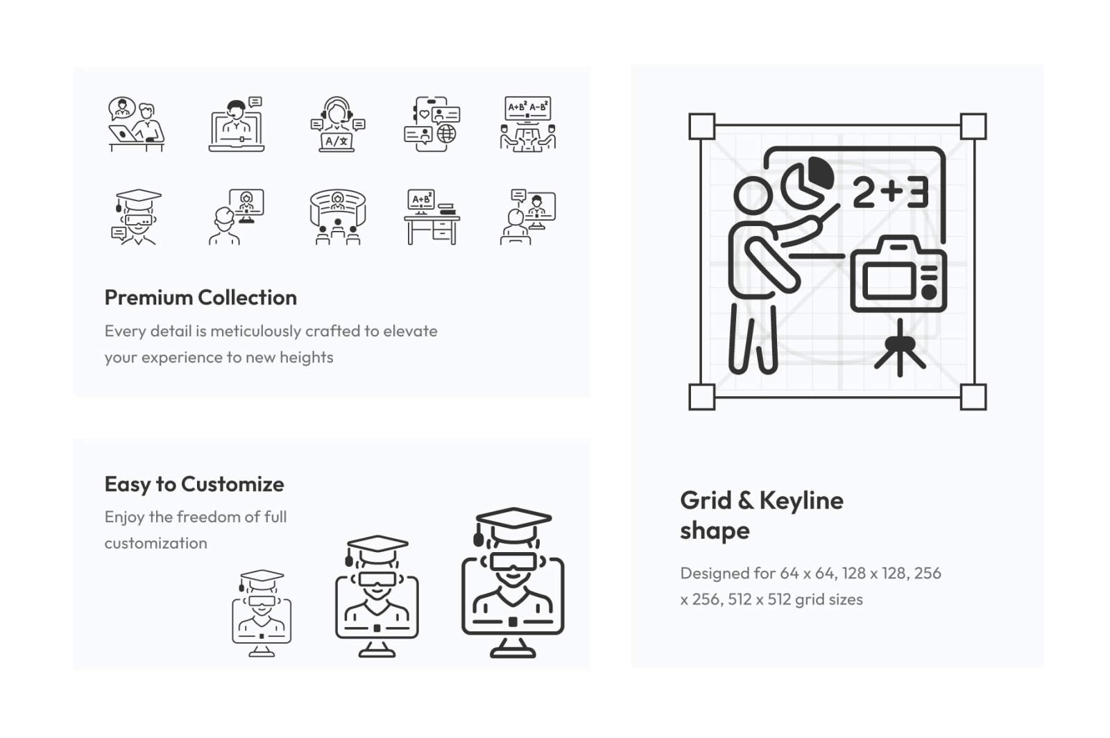 Online Classroom Icons Online Classroom Icons
