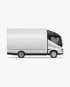 Electric Box Truck Mockup - Side View