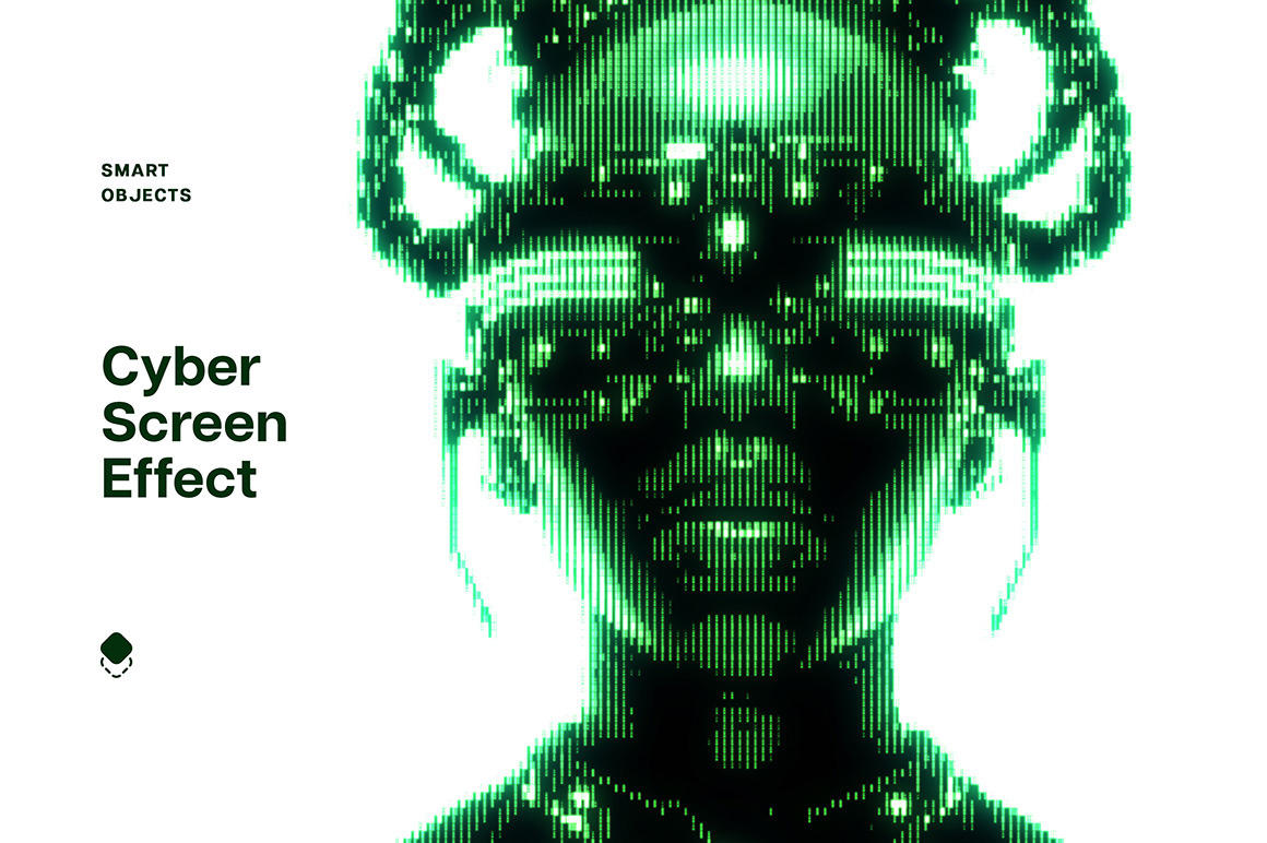 Cyber Screen Photo Effect Cyber Screen Photo Effect