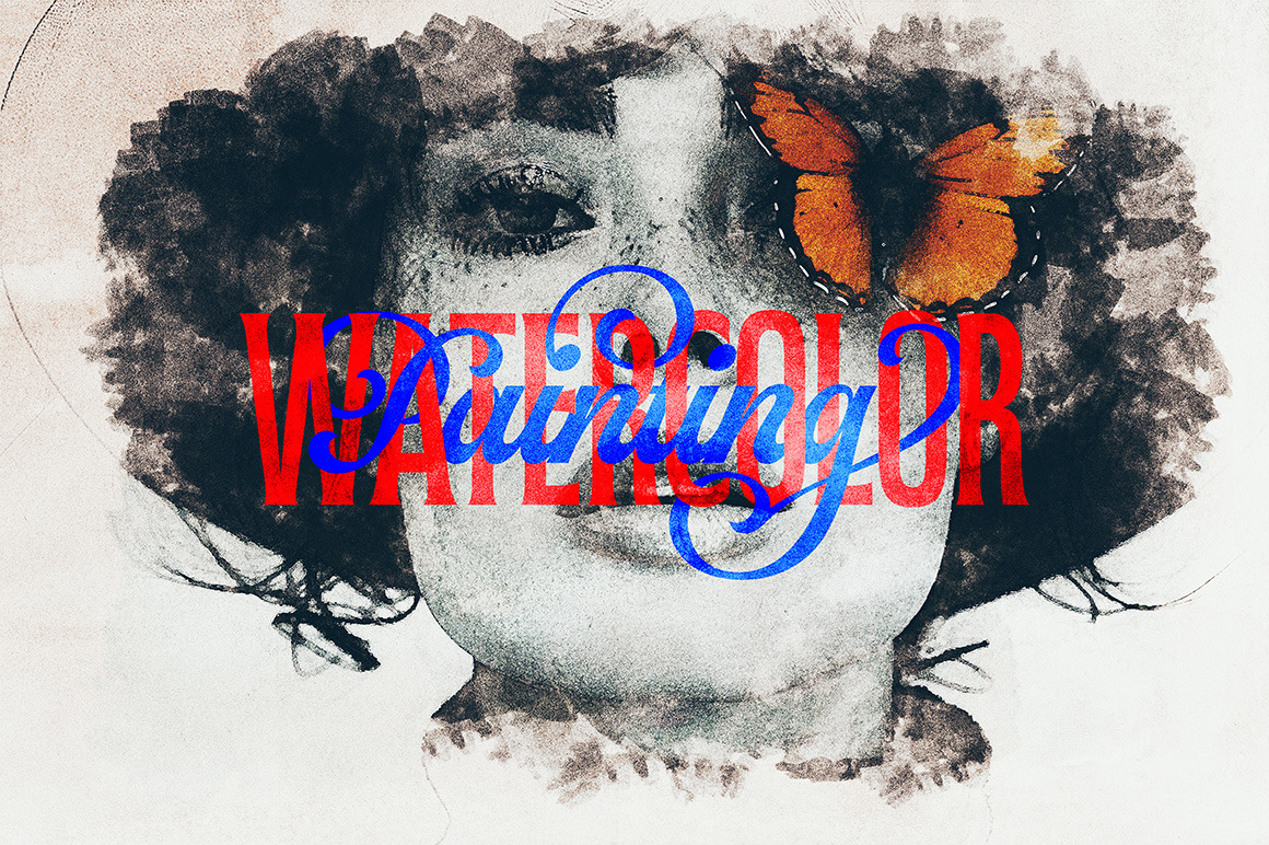 Watercolor Painting Photo Effect Watercolor Painting Photo Effect