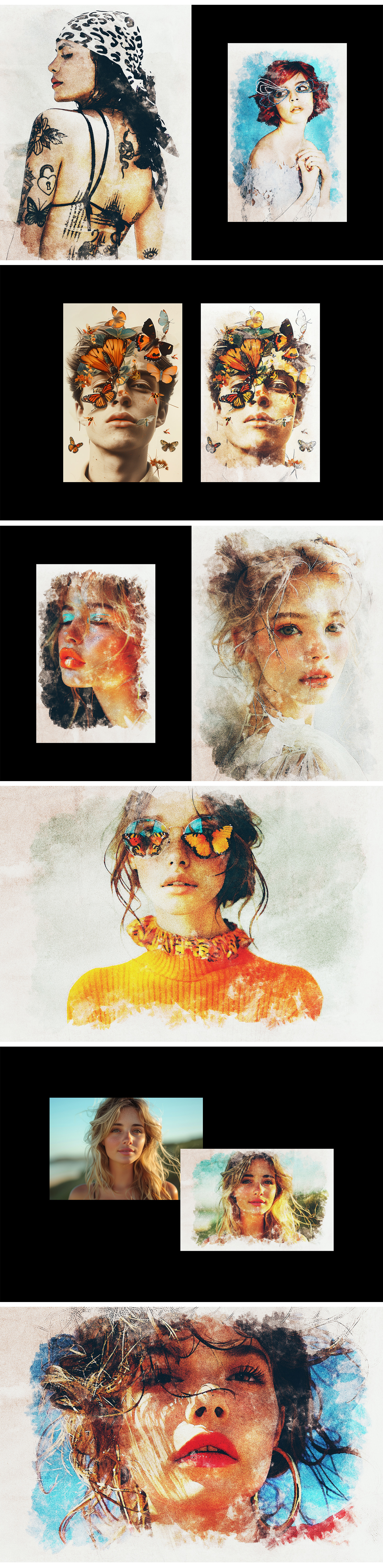 Watercolor Painting Photo Effect Watercolor Painting Photo Effect