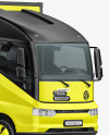 Electric Box Truck Mockup - Half Side View