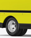 Electric Box Truck Mockup - Half Side View