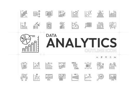 Data Analytics Icons - Animated icons