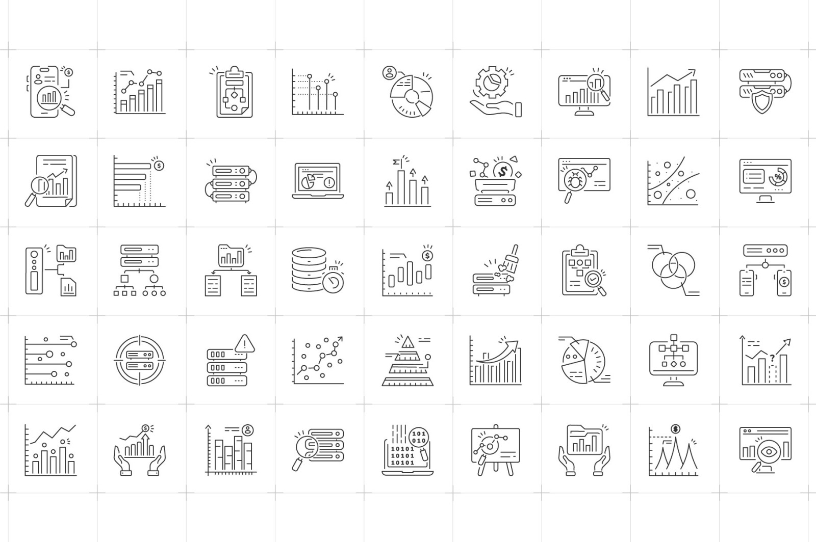 Data Analytics Icons Data Analytics Icons