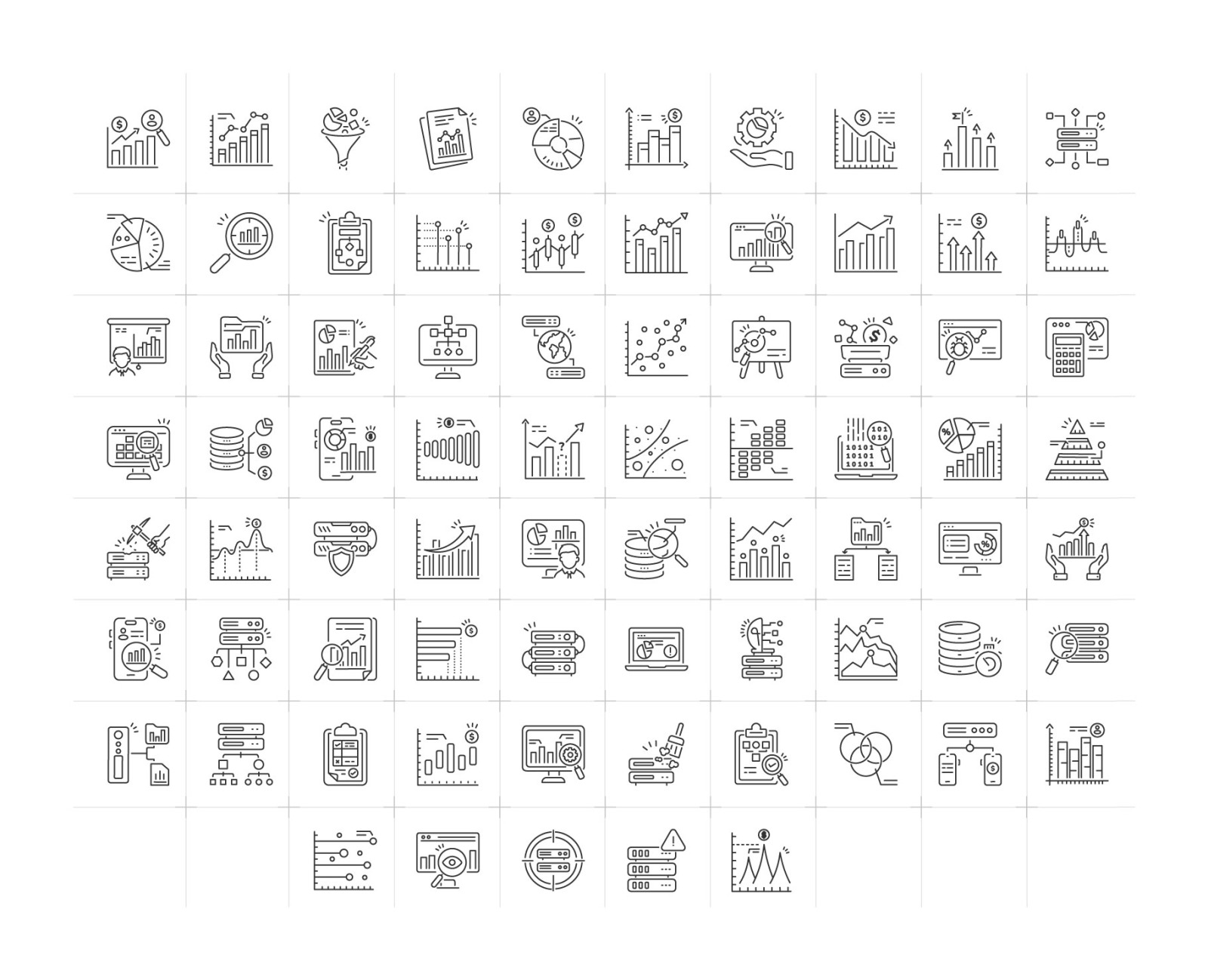 Data Analytics Icons Data Analytics Icons