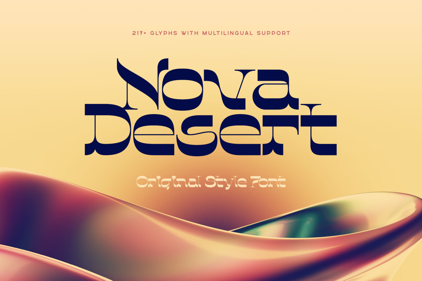 Nova Desert — Original Style font Nova Desert — Original Style font