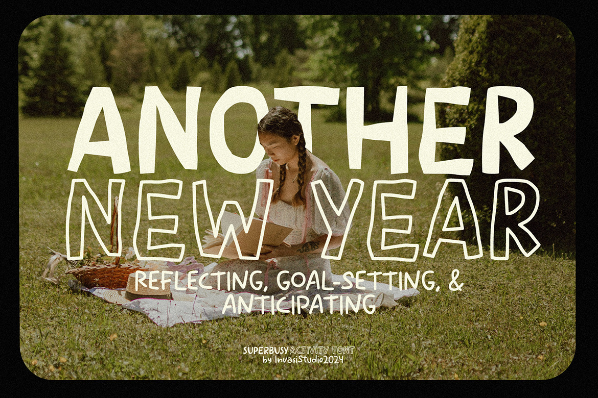 Superbusy Activity - Fun Pairing Font Superbusy Activity - Fun Pairing Font